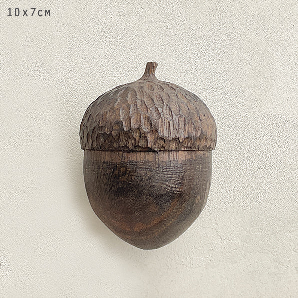 Large Wooden Acorn