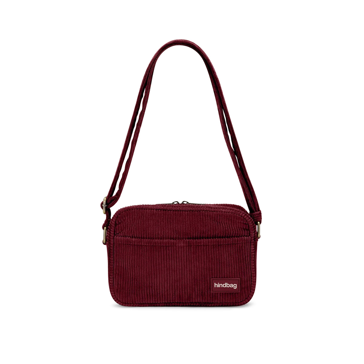 Nino Corduroy Crossbody Bag | Burgundy