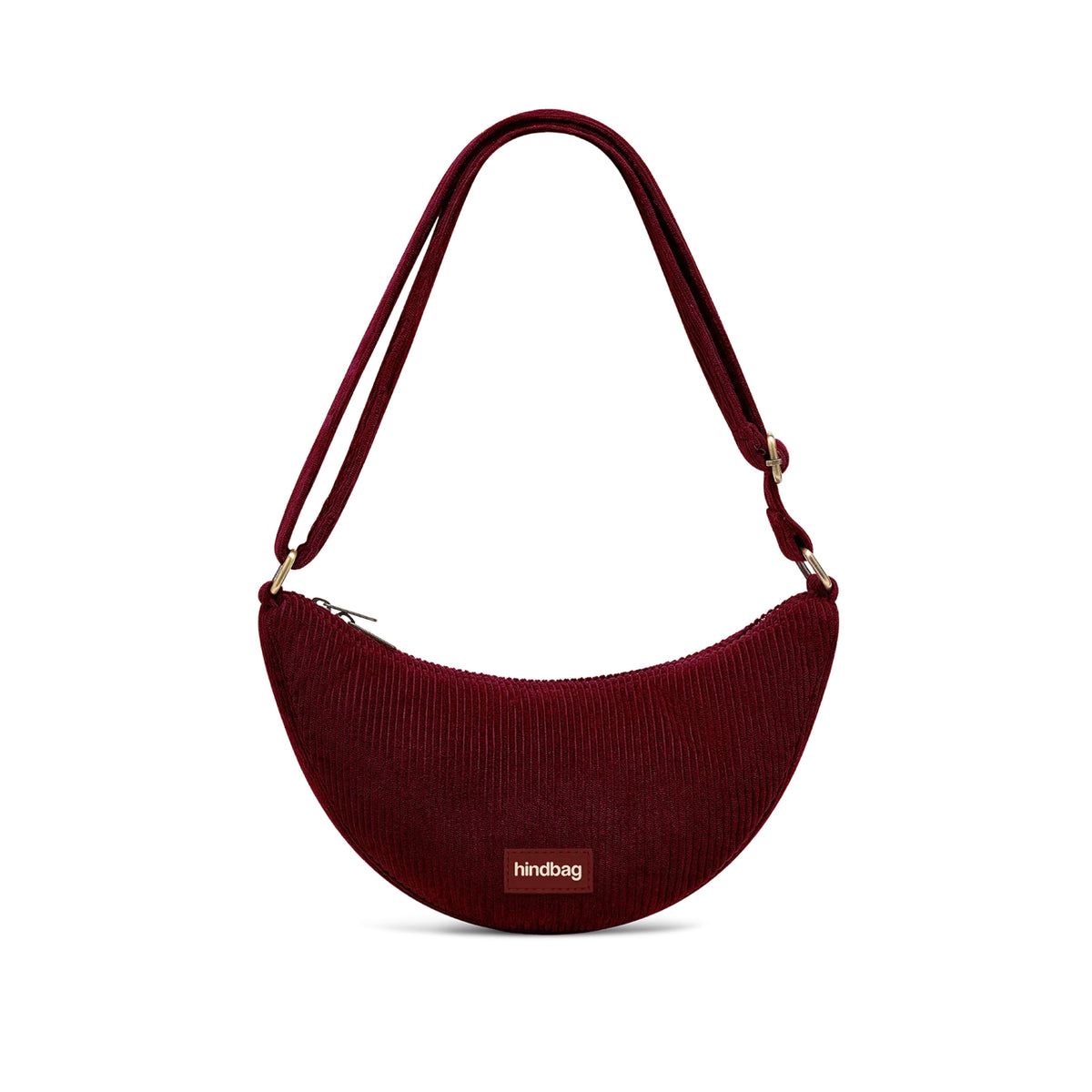 Andrea Corduroy Crossbody Bag | Burgundy