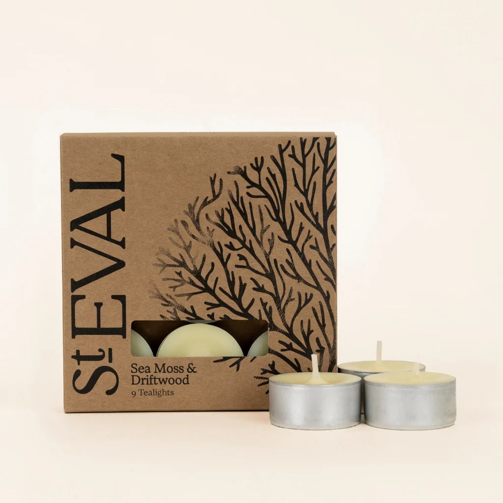 Sea Moss + Driftwood | Scented Tealights