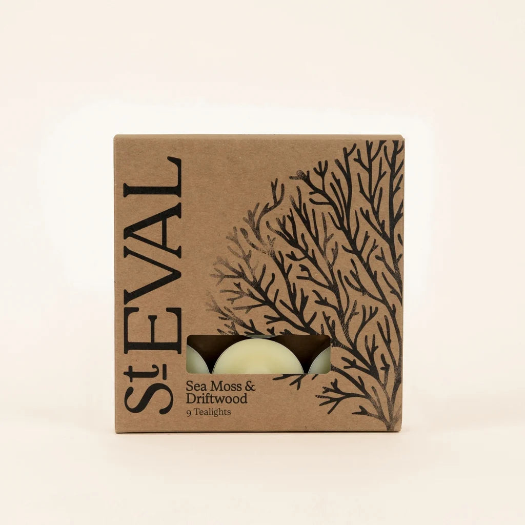 Sea Moss + Driftwood | Scented Tealights