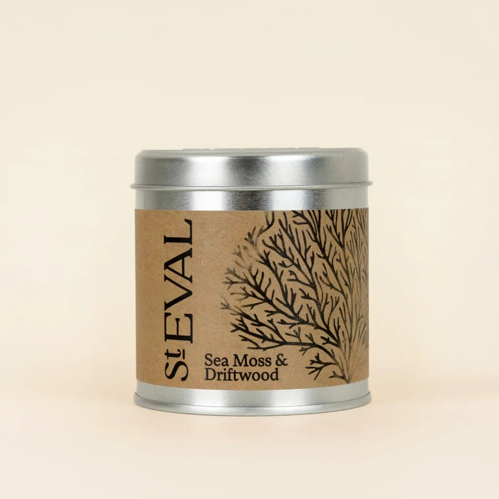 Sea Moss + Driftwood | Tin Candle