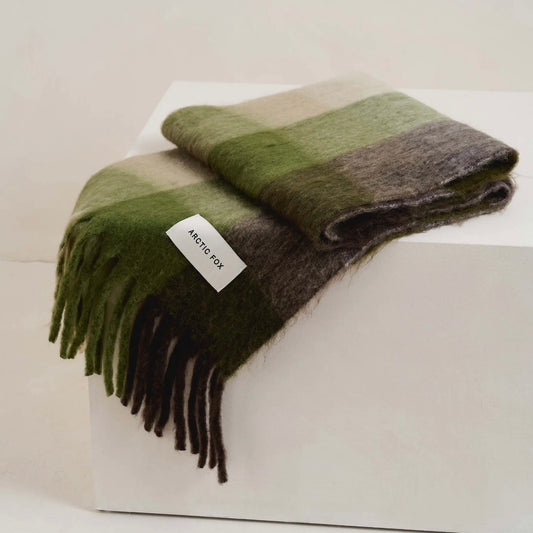The Reykjavik Scarf | 100% Recycled | Mossy Greens