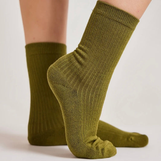 The Everyday Socks | 100% Bamboo | Khaki