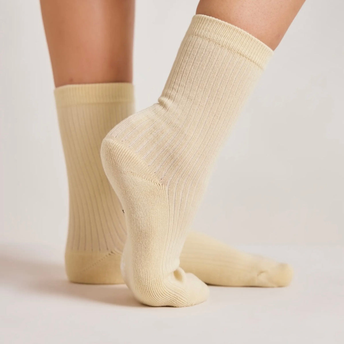 The Everyday Socks | 100% Bamboo | Buttermilk