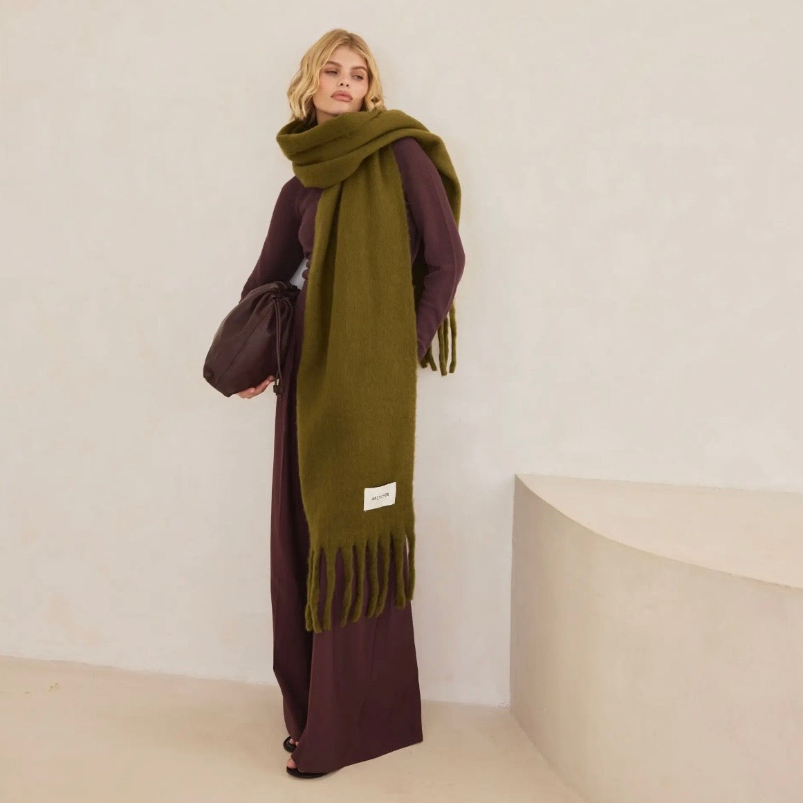The Reykjavik Scarf | 100% Recycled | Sea Kelp