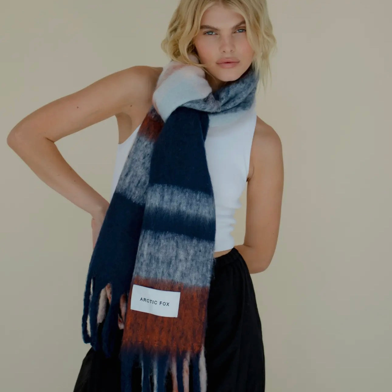 The Stockholm Scarf | Winter Lagoon