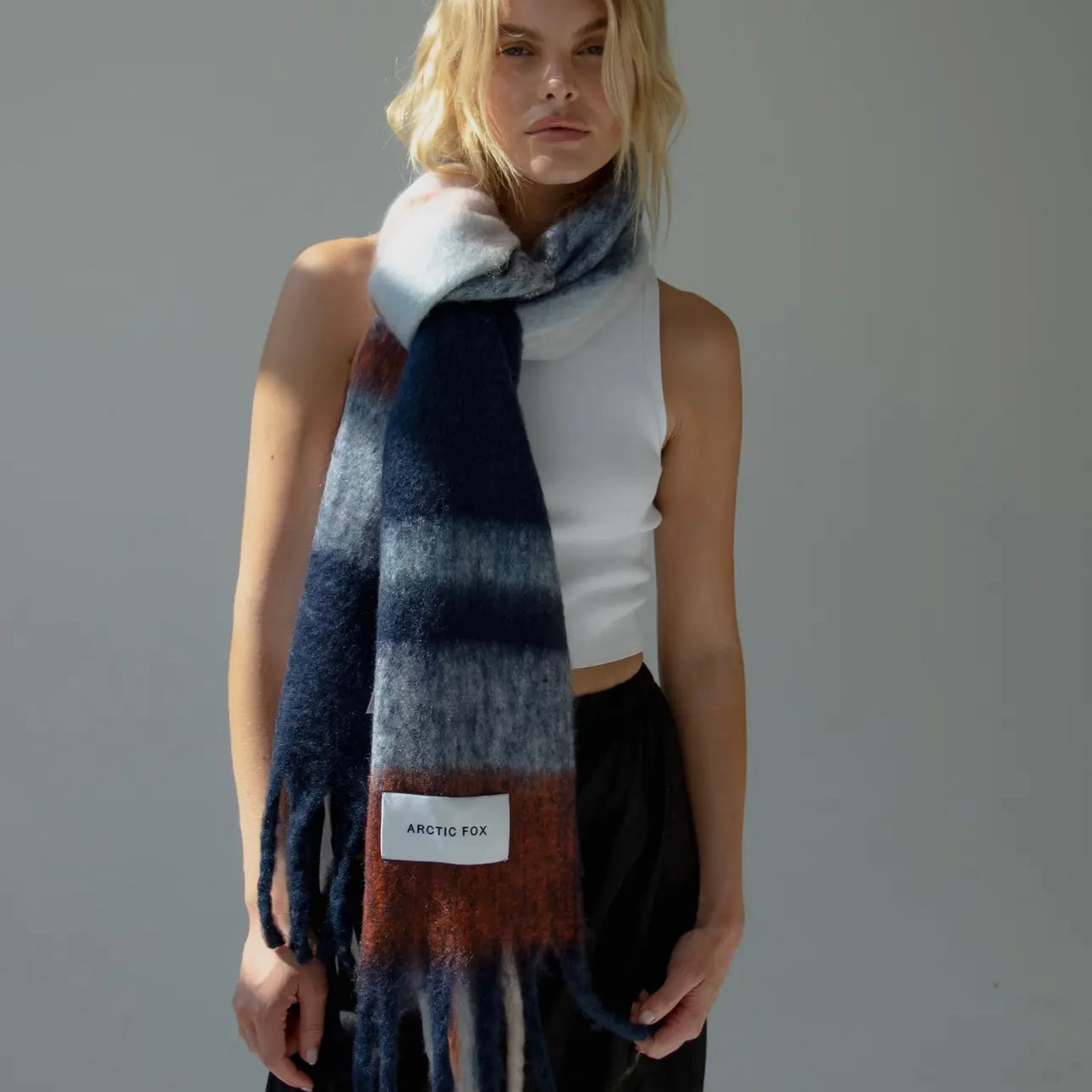 The Stockholm Scarf | Winter Lagoon