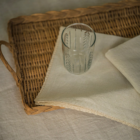 Handblown Glass Tumbler | Scandi Stripe