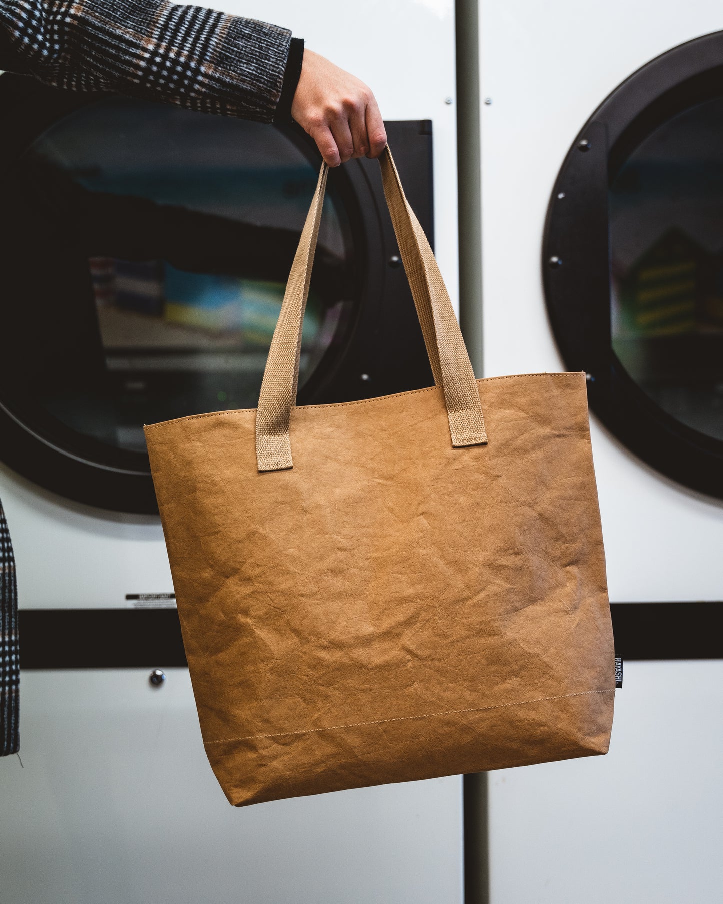 HAYASHI Large Tote Bag | Tan