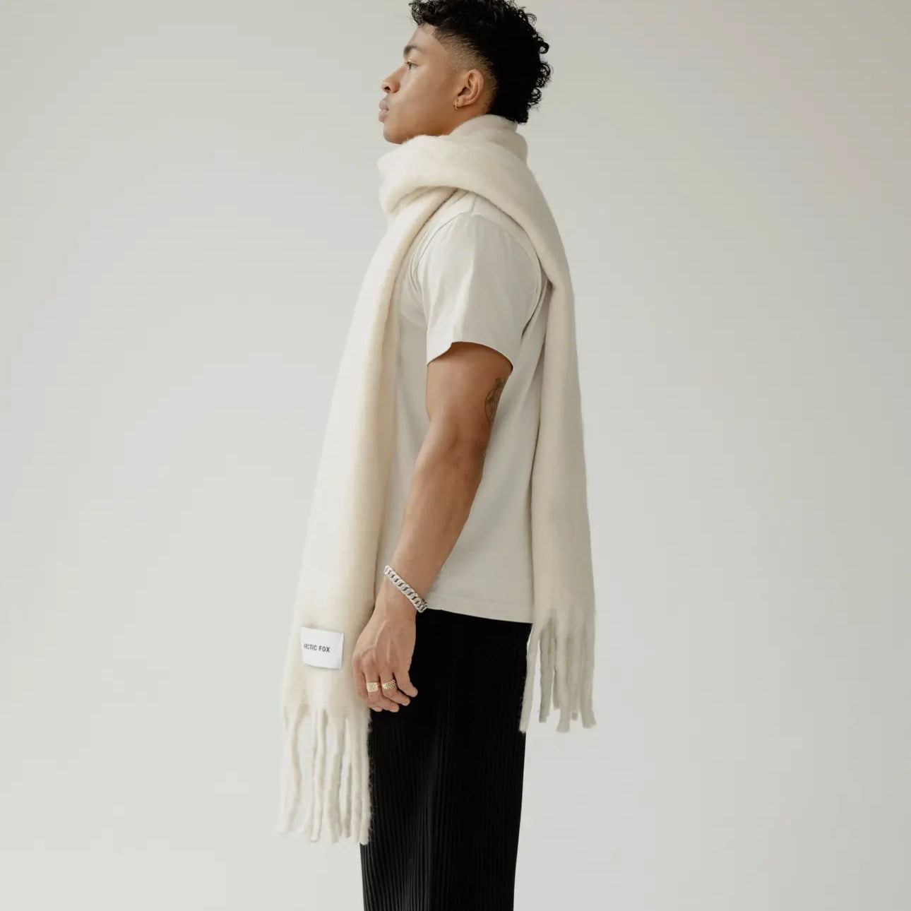 The Reykjavik Scarf | Pebble Beige