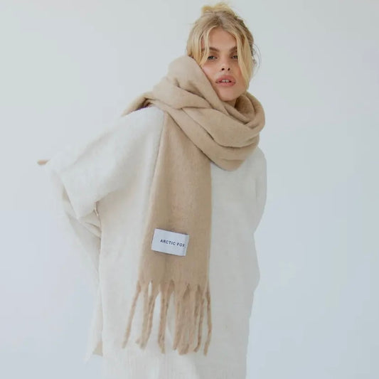 The Reykjavik Scarf | Pinecone Beige