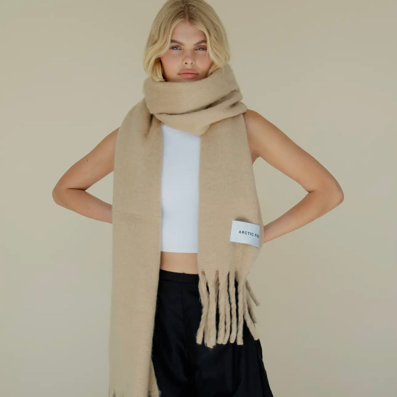 The Reykjavik Scarf | Pinecone Beige