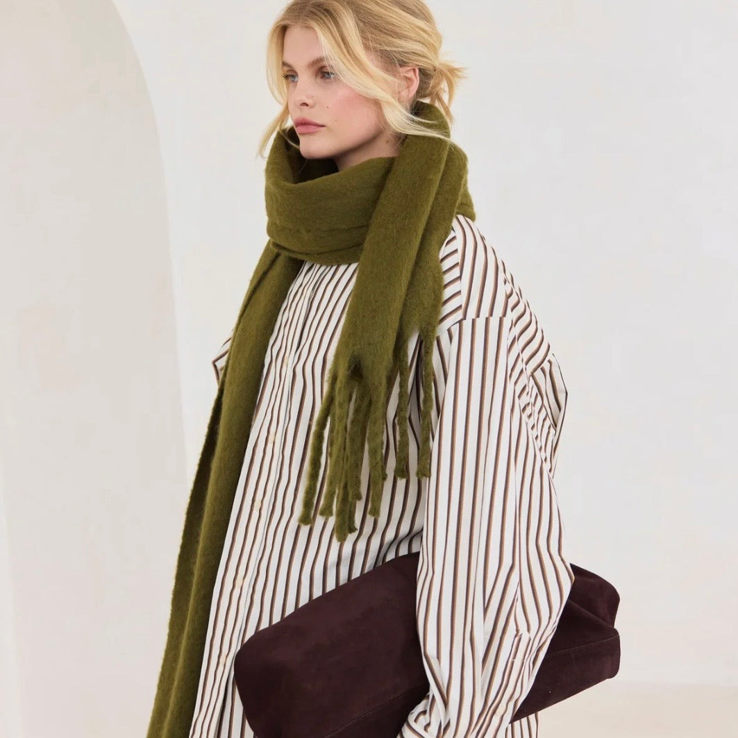 The Reykjavik Scarf | 100% Recycled | Sea Kelp