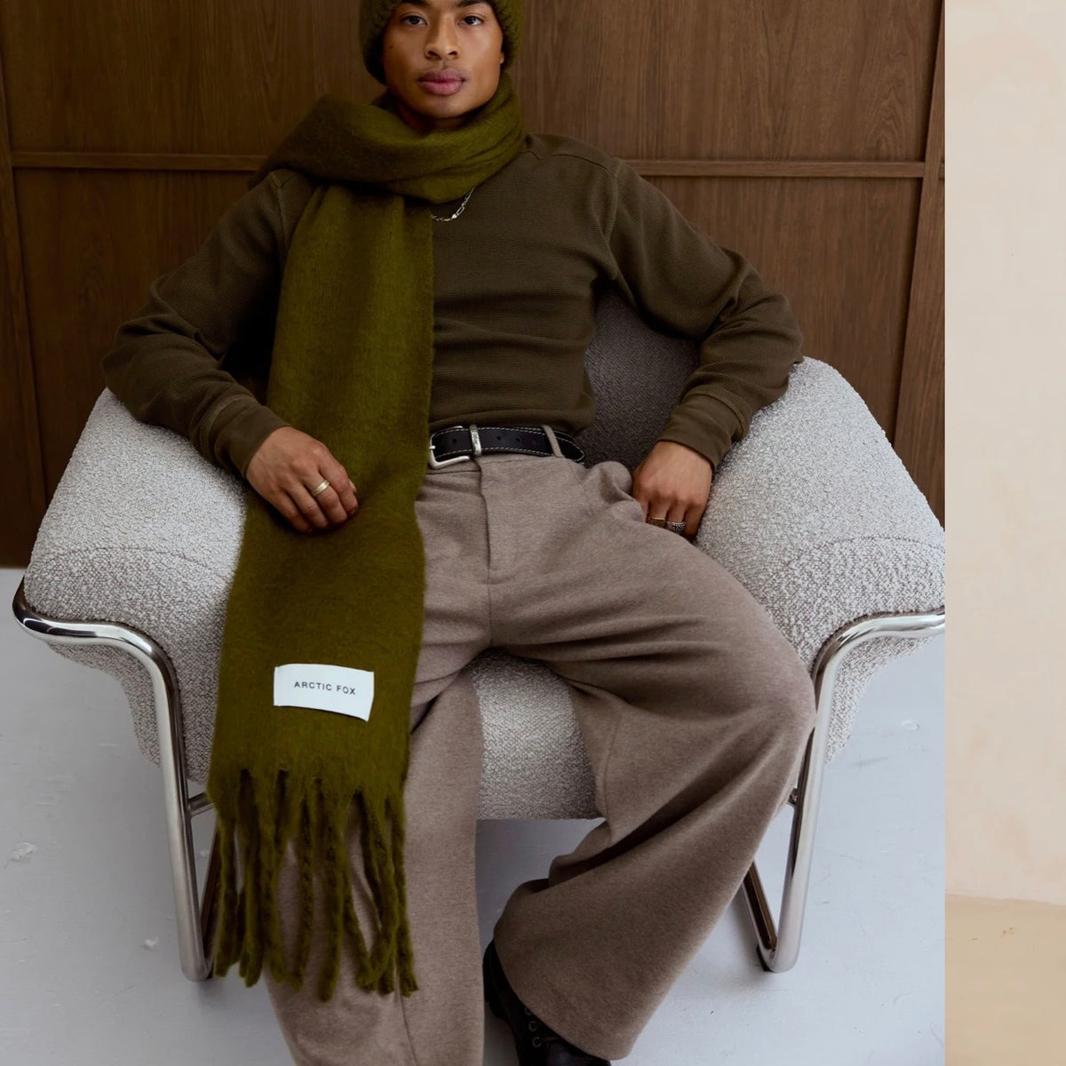The Reykjavik Scarf | 100% Recycled | Sea Kelp