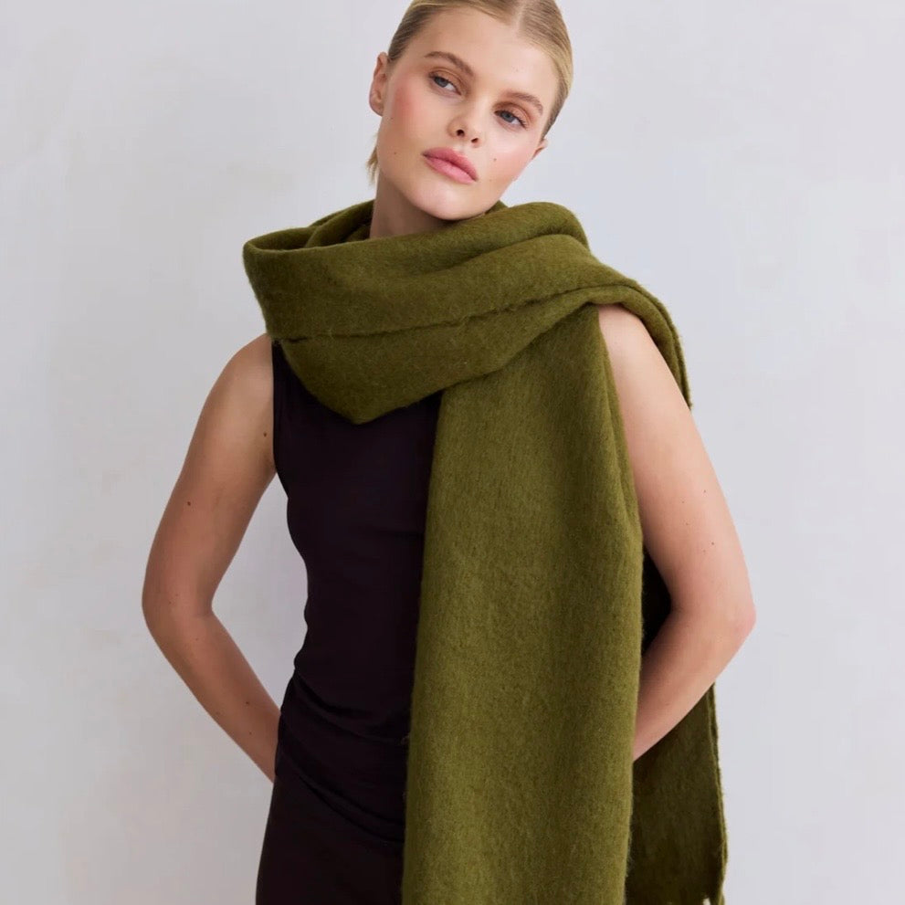 The Reykjavik Scarf | 100% Recycled | Sea Kelp