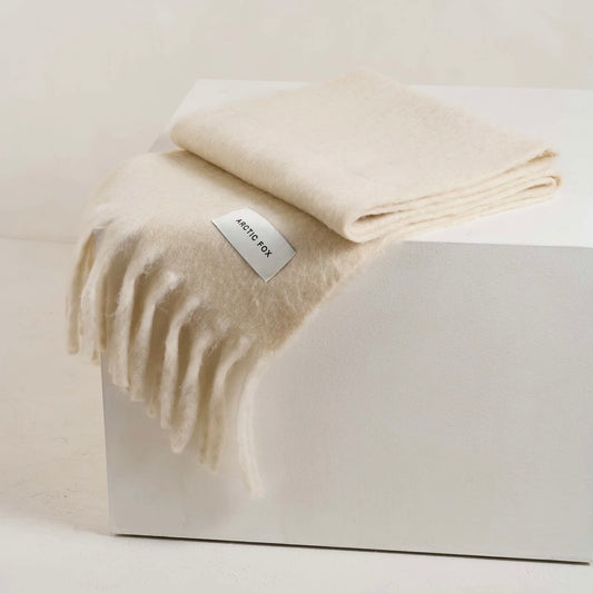 The Reykjavik Scarf | 100% Recycled | Pebble Beige