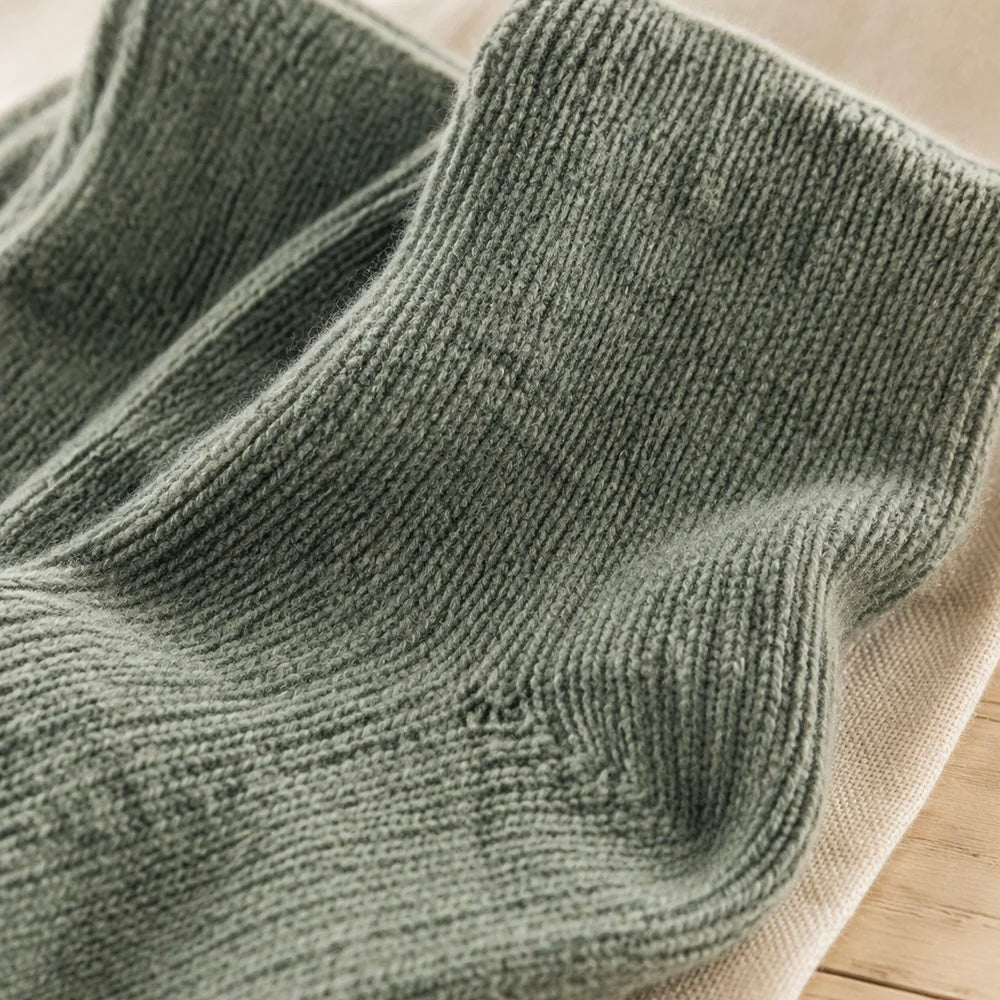 Wool Alpaca Socks | Nordic Pine