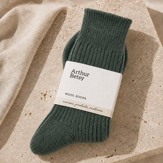 Wool Alpaca Socks | Nordic Pine