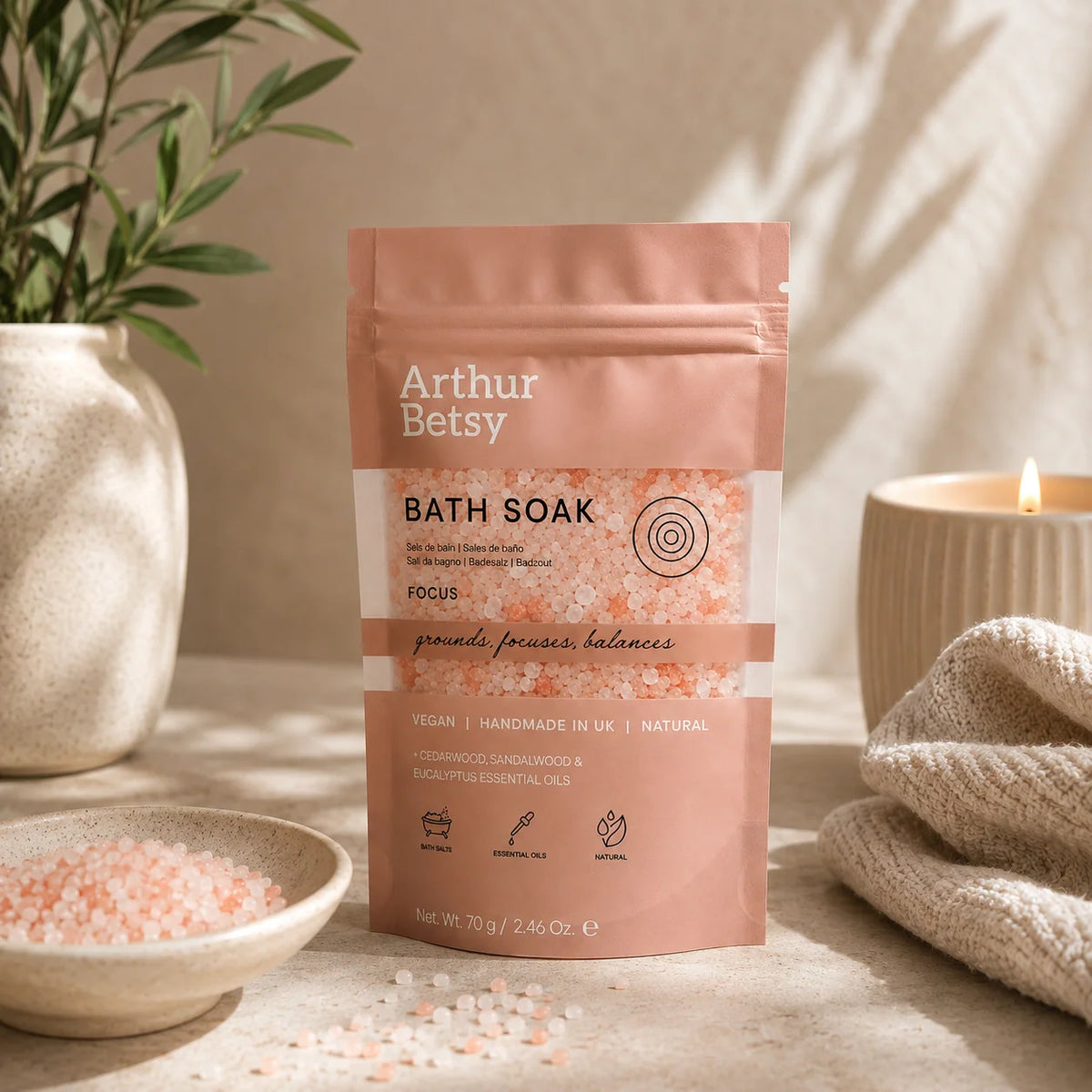 Aromatherapy Bath Salts | Focus