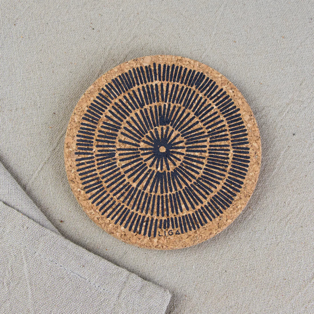 Cork Coasters | Sandy Lines