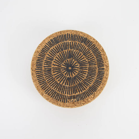 Cork Coasters | Sandy Lines