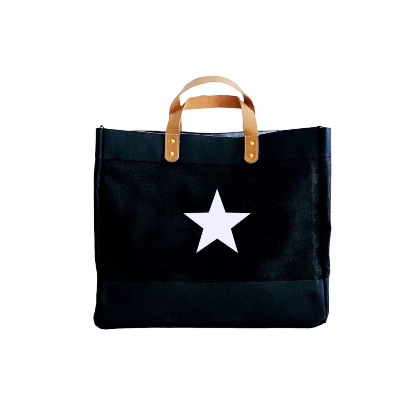 STAR Jute Shopper Bag | Black
