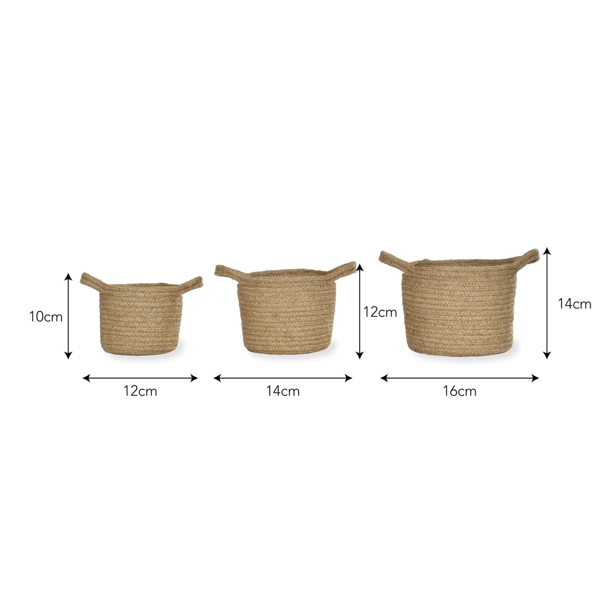 Woven Jute Plant Pots | Natural