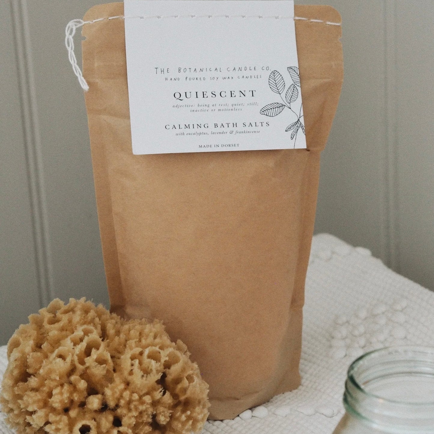 QUIESCENT Calming Bath Salts |  Refill Pouch 500g