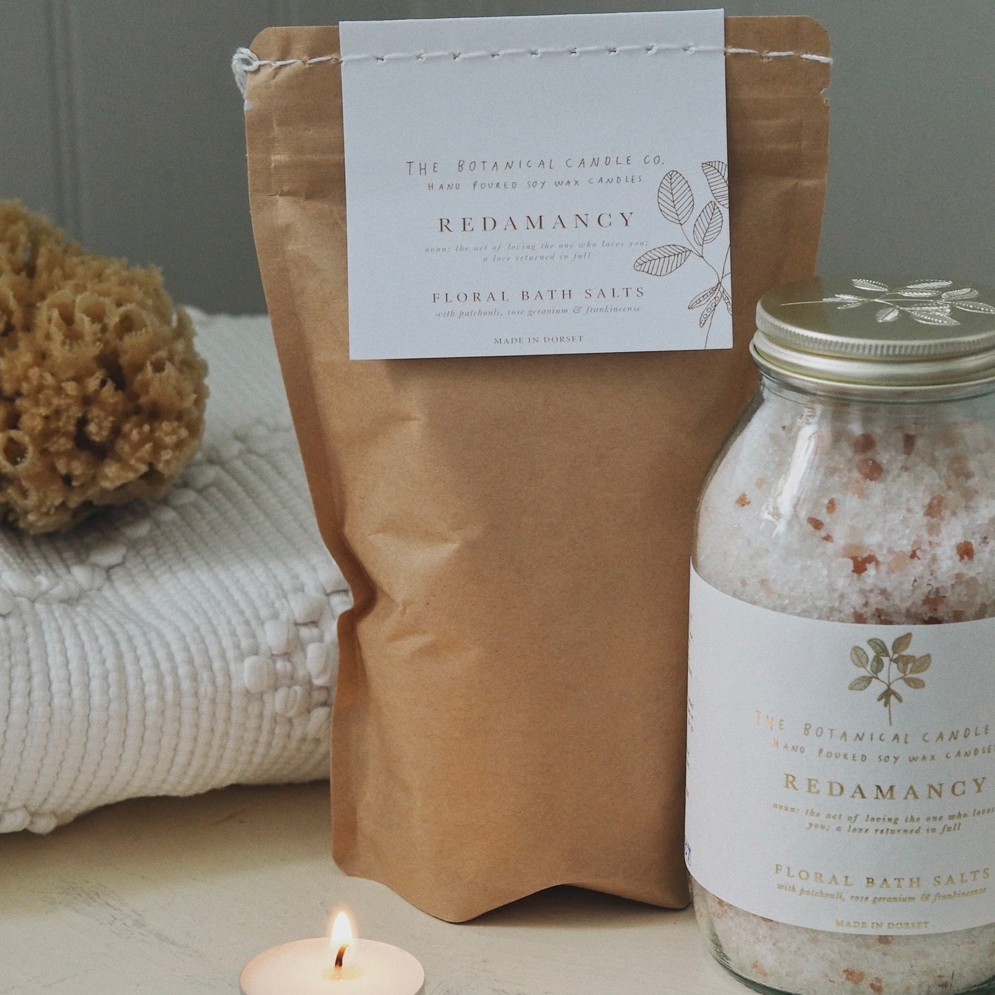 REDAMANCY Floral Bath Salts | Refill Pouch 500g