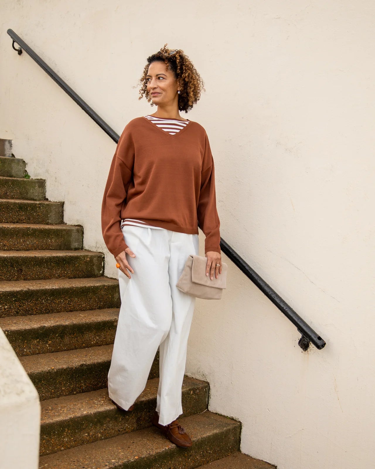 Chalk Lily Jumper | Rust
