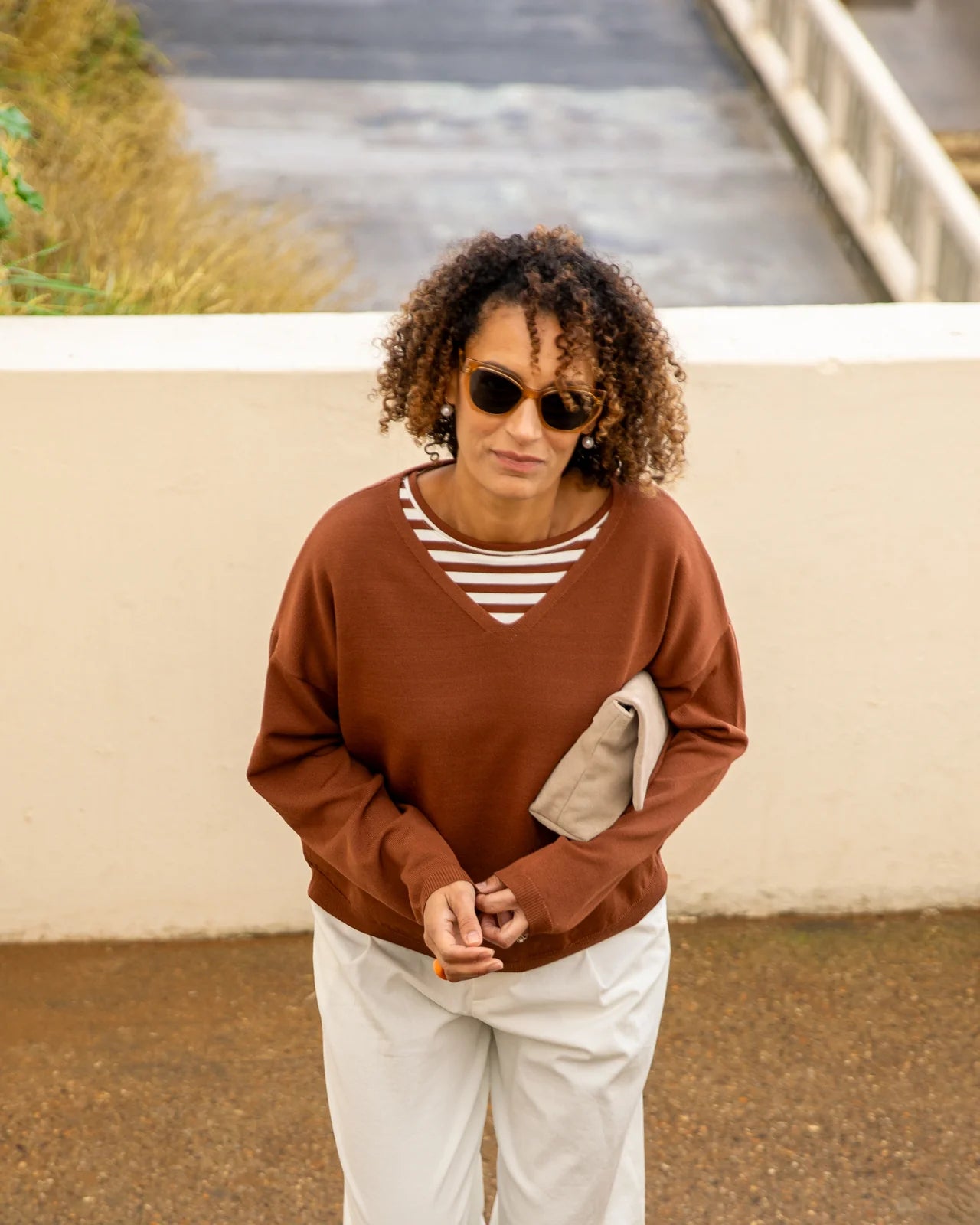 Chalk Lily Jumper | Rust