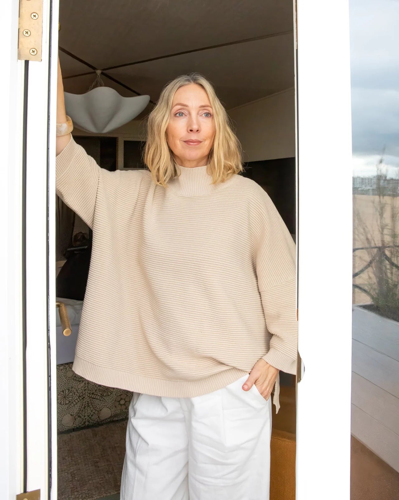 Chalk Vicki Jumper | Sand