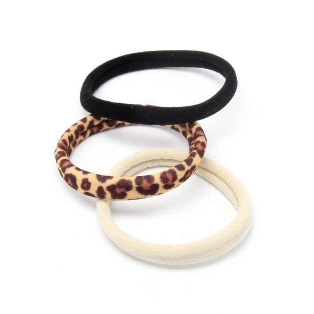 Animal Print Jersey Elastics