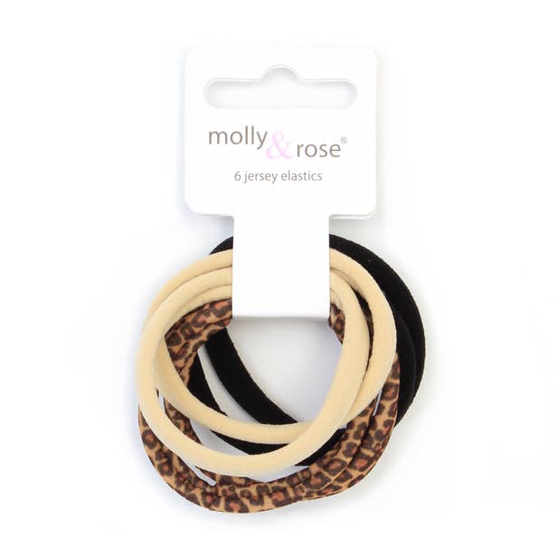 Animal Print Jersey Elastics