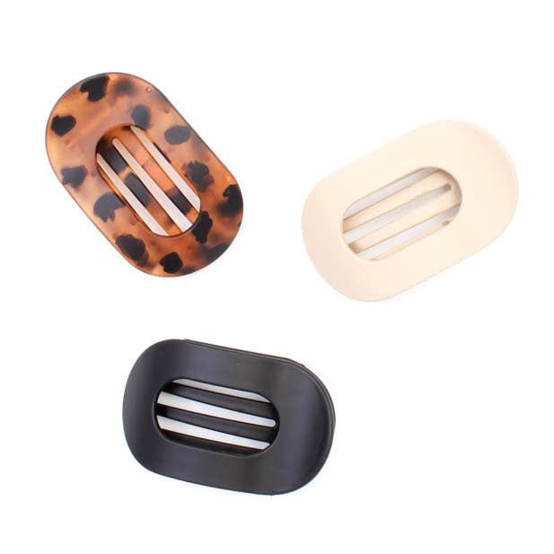 Oval Hair Clamp | Matt Finish