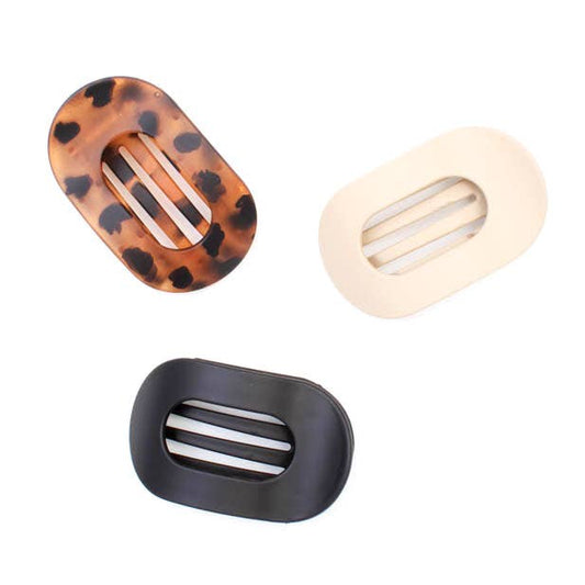 Oval Hair Clamp | Matt Finish