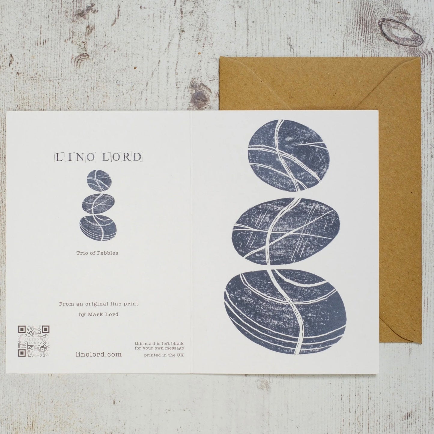 Trio Of Pebbles Greeting Card
