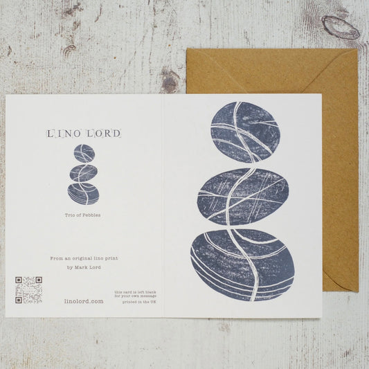 Trio Of Pebbles Greeting Card