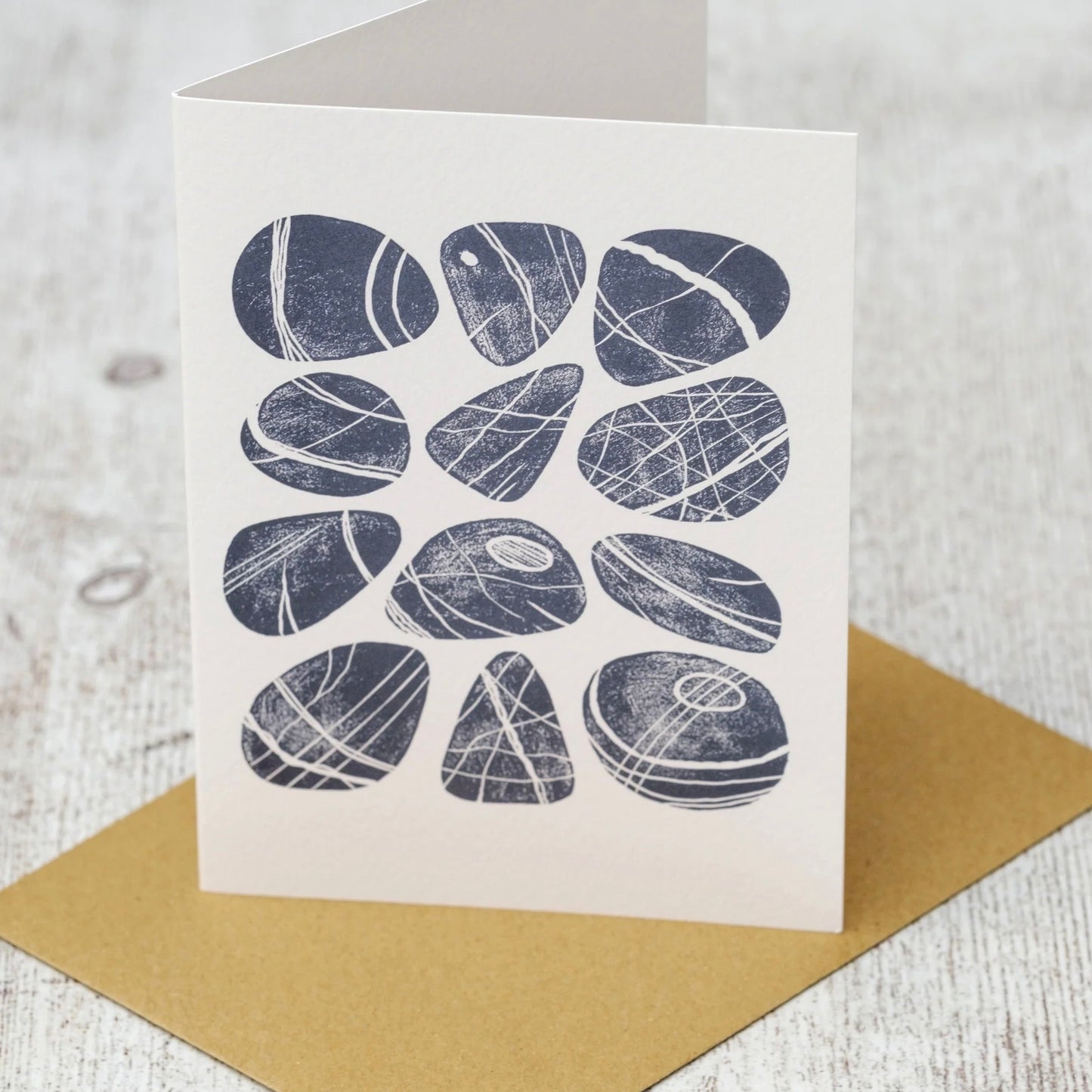 Dozen Cornish Pebbles Greeting Card