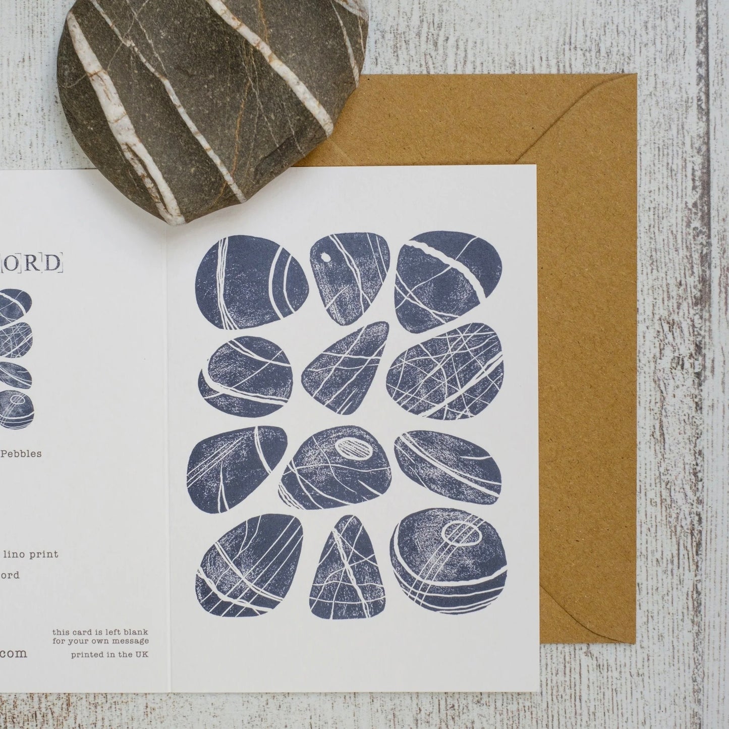 Dozen Cornish Pebbles Greeting Card