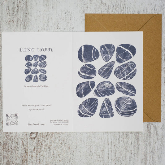 Dozen Cornish Pebbles Greeting Card