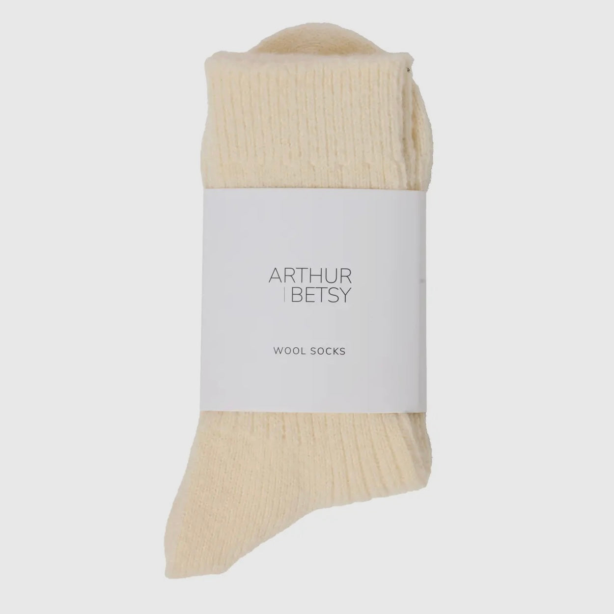 Wool Socks | Cream