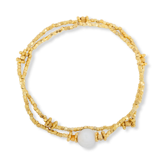 Freshwater Pearl Beaded Bracelet