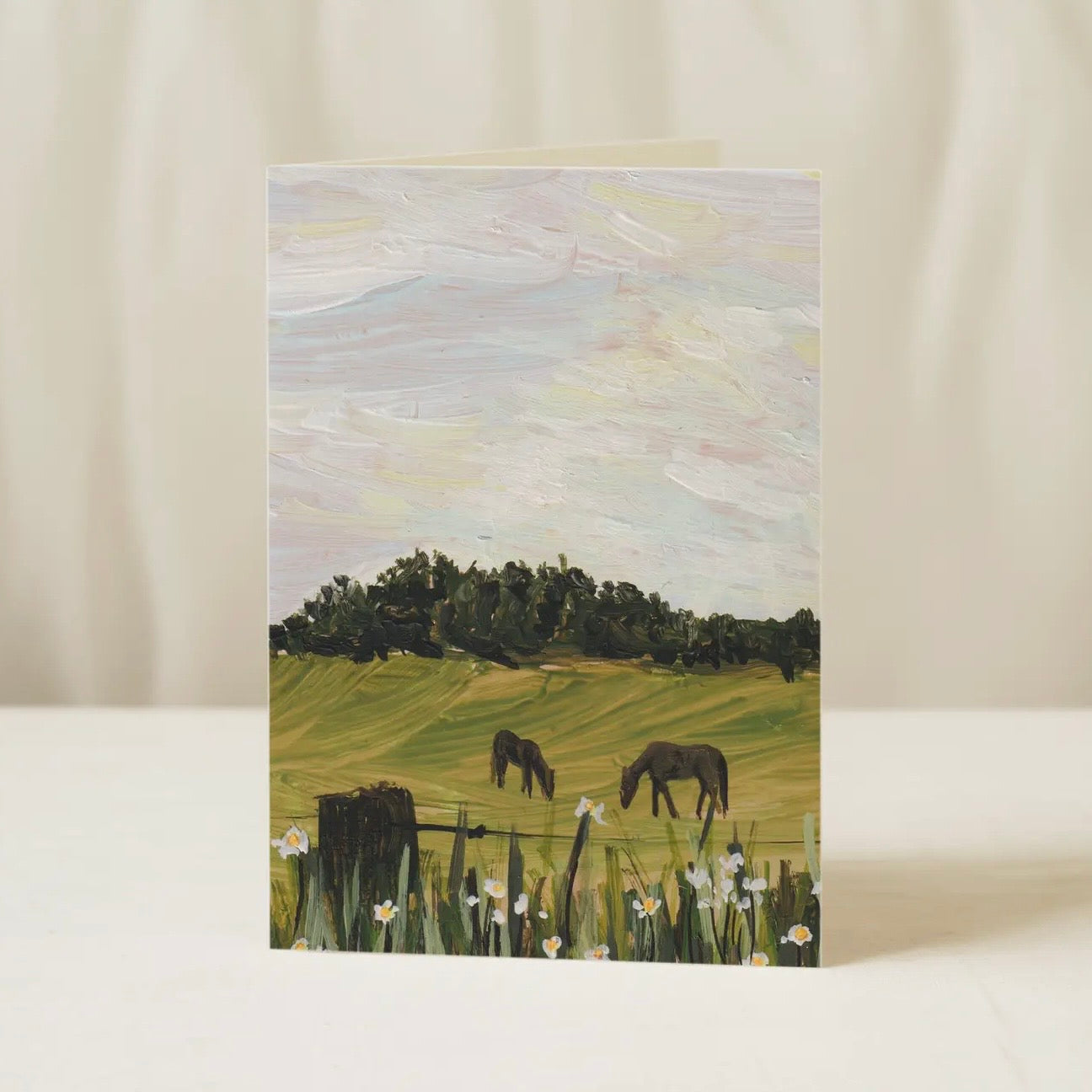 Horse Field Card