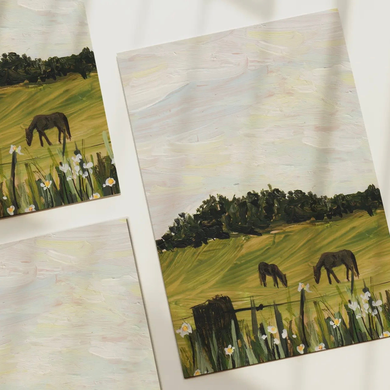 Horse Field Card