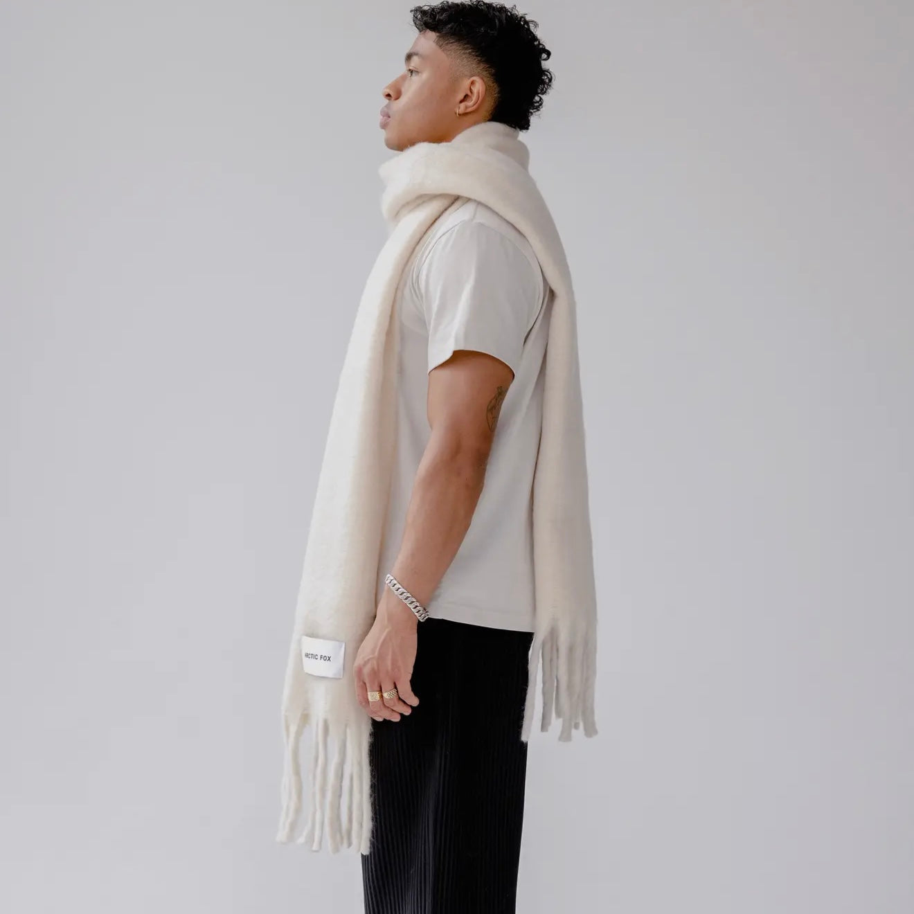The Reykjavik Scarf | Pebble Beige