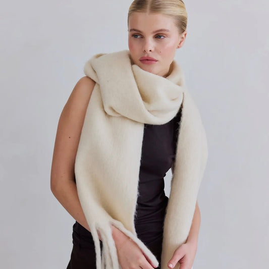 The Reykjavik Scarf | Pebble Beige