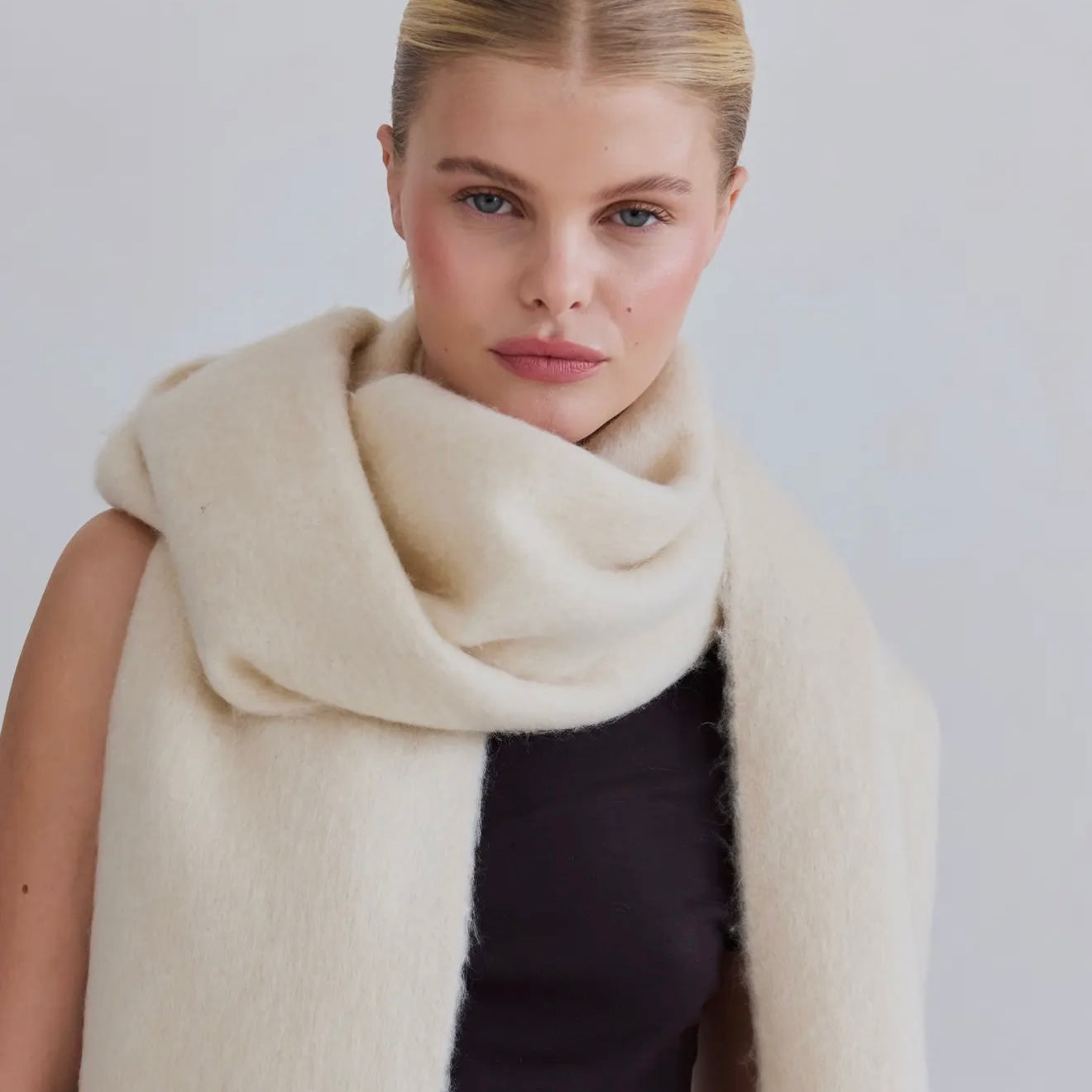 The Reykjavik Scarf | Pebble Beige