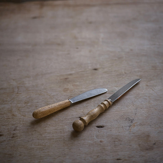 Hand-Carved Breakfast Knives | Set Of 2